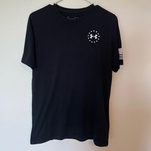 UNDER ARMOUR Mens Freedom Flag Basic T-Shirt